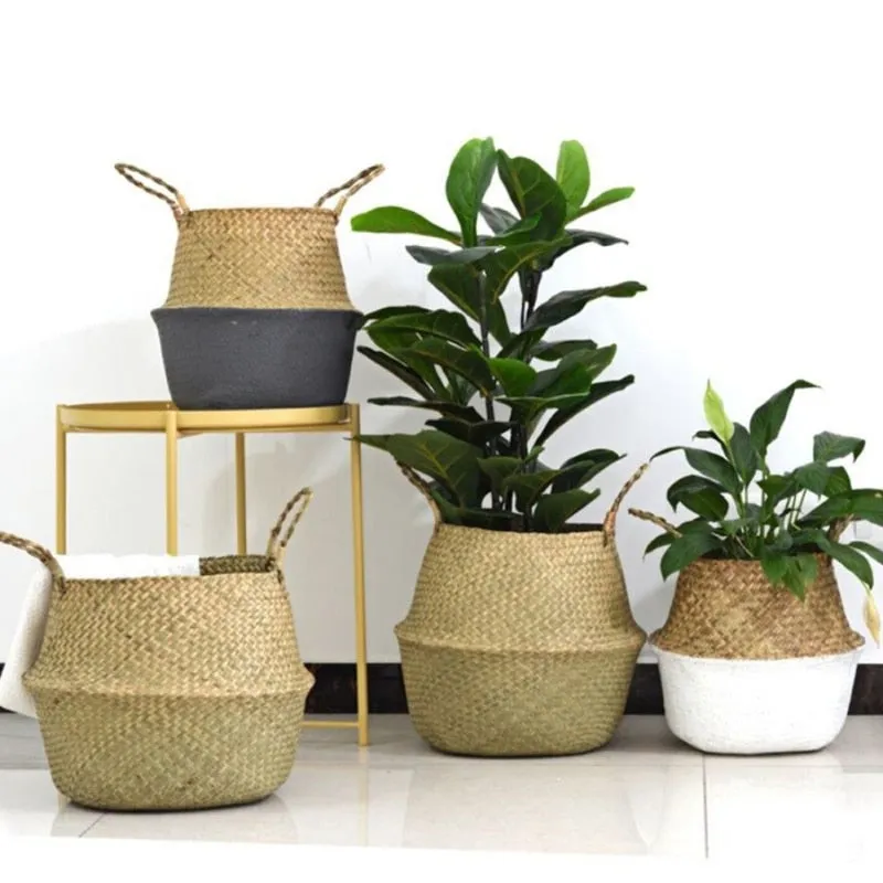 Handmade Bamboo Storage Baskets