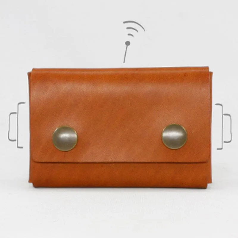 HANDMADE LEATHER CUTE Women Card Change Holder Pouch PERSONALIZED MONOGRAMMED GIFT CUSTOM Coin Wallet Holder