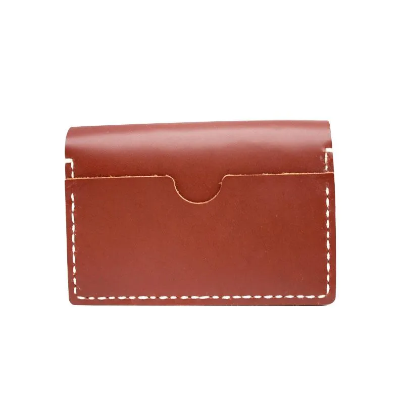 HANDMADE LEATHER CUTE Women Card Change Holder Pouch PERSONALIZED MONOGRAMMED GIFT CUSTOM Coin Wallet Holder