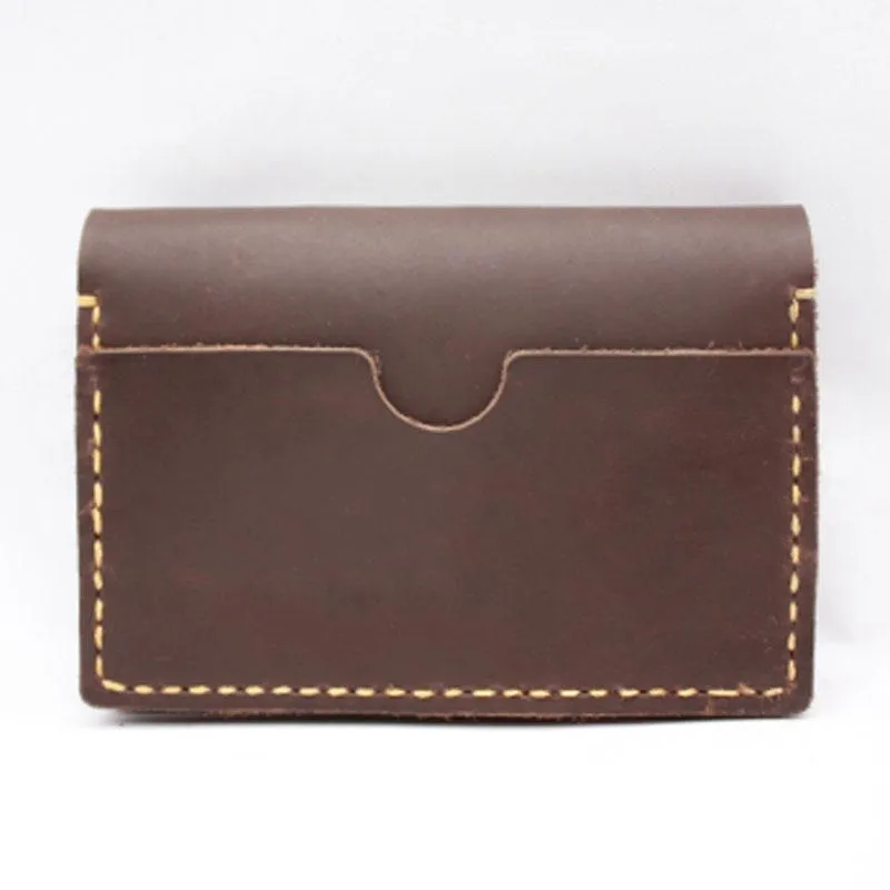 HANDMADE LEATHER CUTE Women Card Change Holder Pouch PERSONALIZED MONOGRAMMED GIFT CUSTOM Coin Wallet Holder