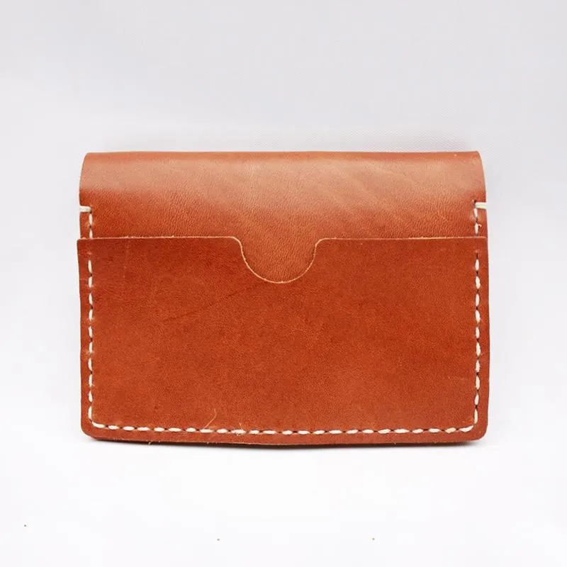 HANDMADE LEATHER CUTE Women Card Change Holder Pouch PERSONALIZED MONOGRAMMED GIFT CUSTOM Coin Wallet Holder