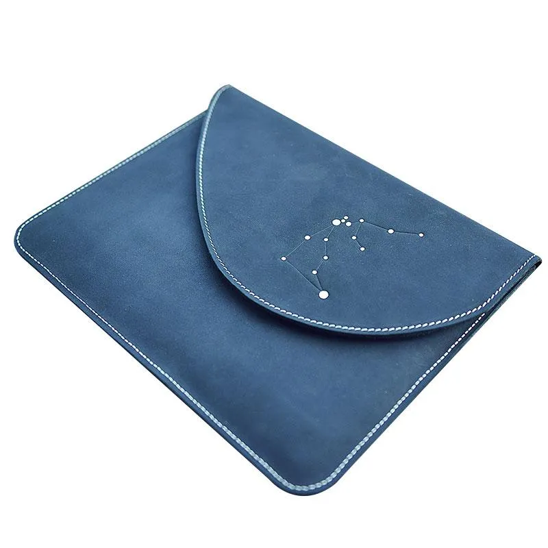 HANDMADE LEATHER CUTE Women Constellation ipad Air2 ipad mini2 Cover Case PERSONALIZED MONOGRAMMED GIFT CUSTOM Wallet