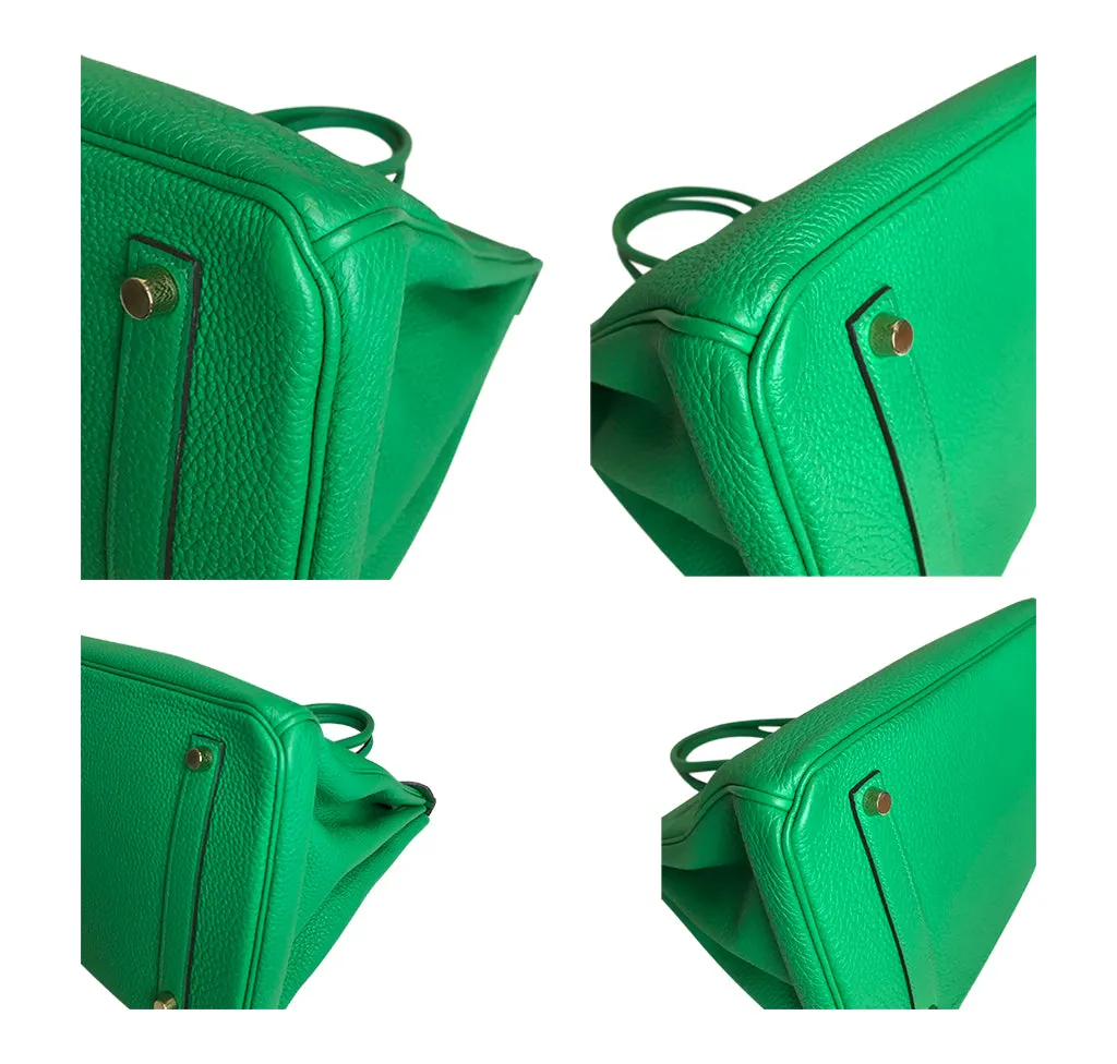 Hermes Birkin 35 Bamboo Green Togo GHW Bag