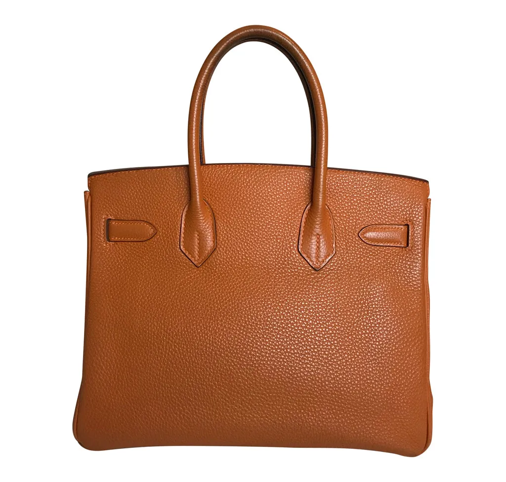 Hermès Birkin 30 Potiron Orange Togo PHW