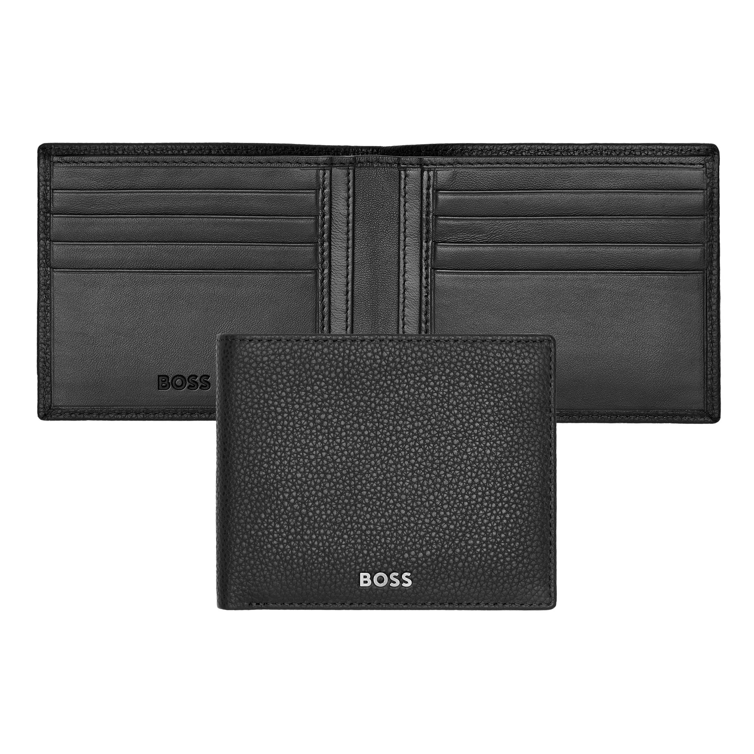 HUGO BOSS HPBKW416A - Set HUGO BOSS Black (ballpoint pen, key ring & wallet)