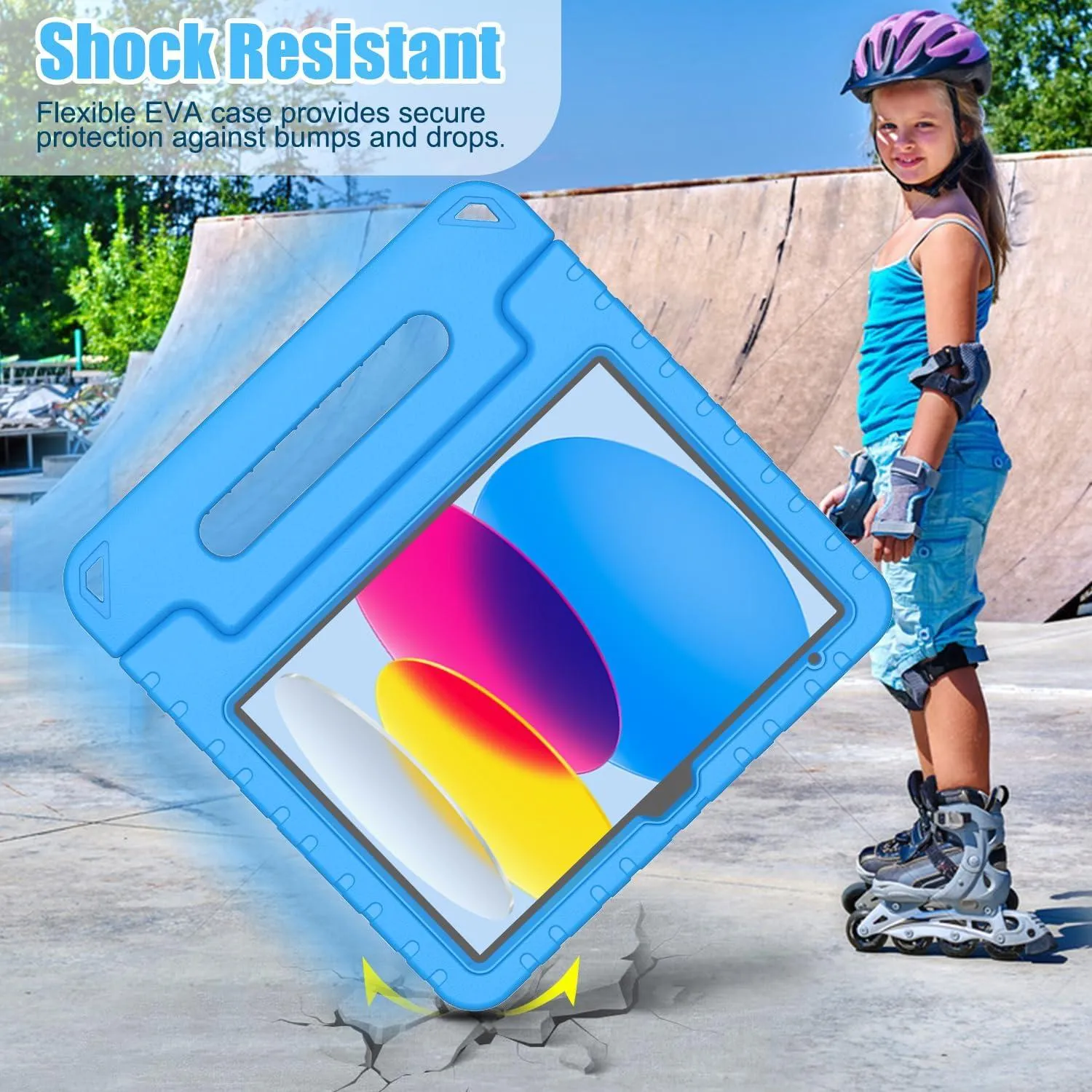 iPad 10.2 7/8/9 Gen Handle Case