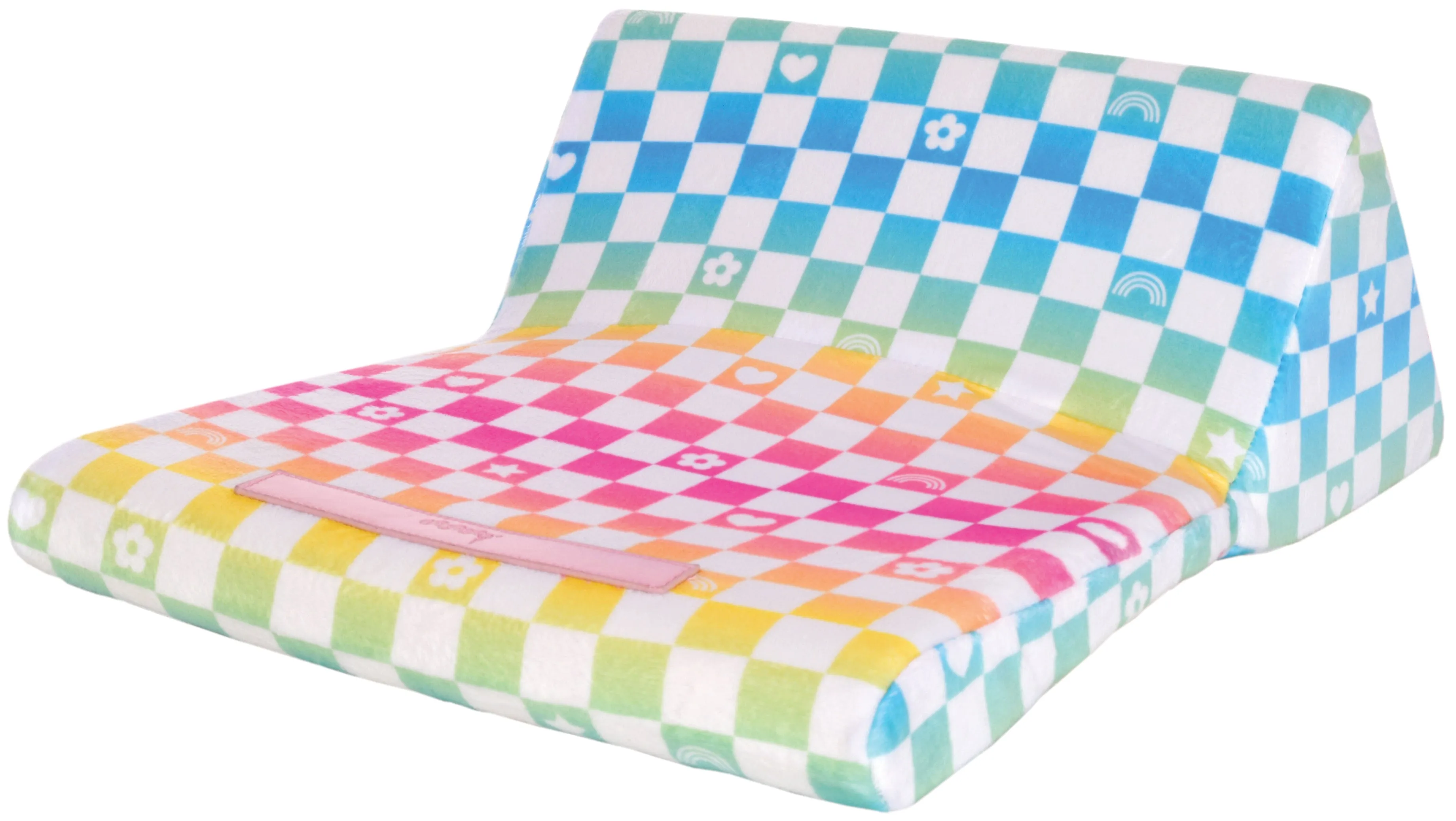 Iscream Ombre Checkerboard Tablet Pillow