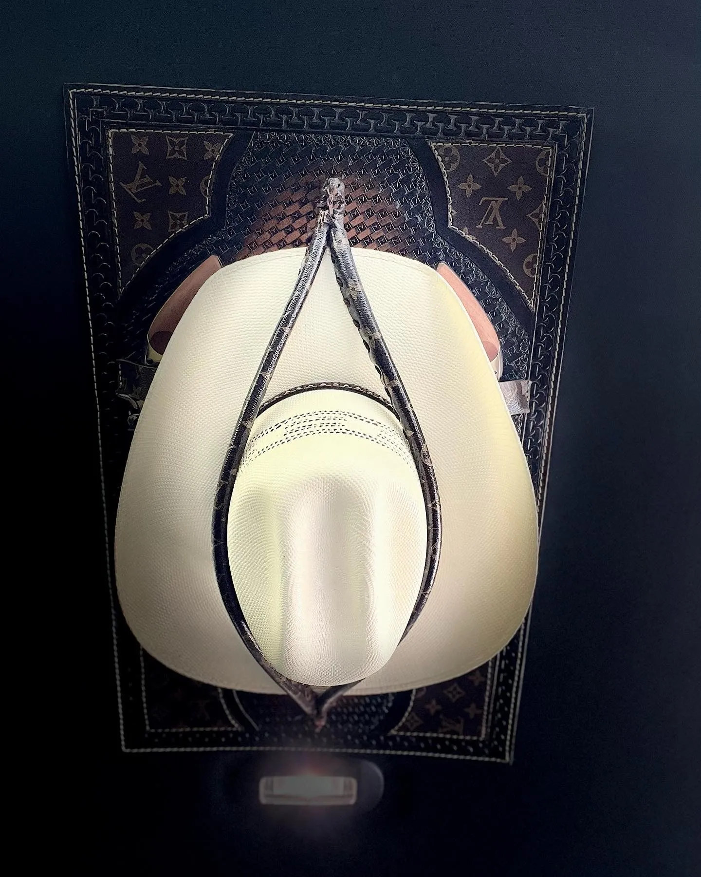 Jesse Marroquin’s LV Edition Gun Holster Cowboy Hat Rack