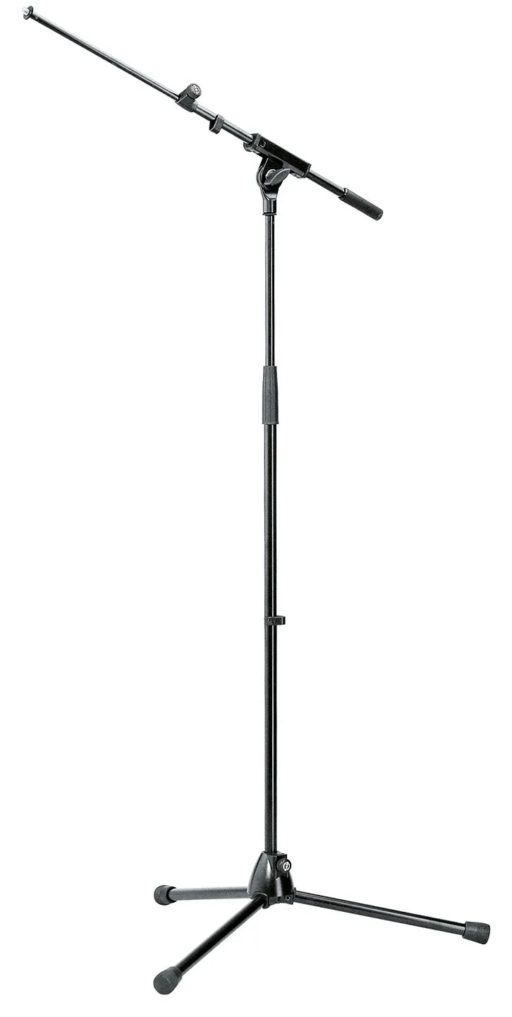 K&M Topline (21080 / 210/8) Telescopic Boom Microphone Stand - Black