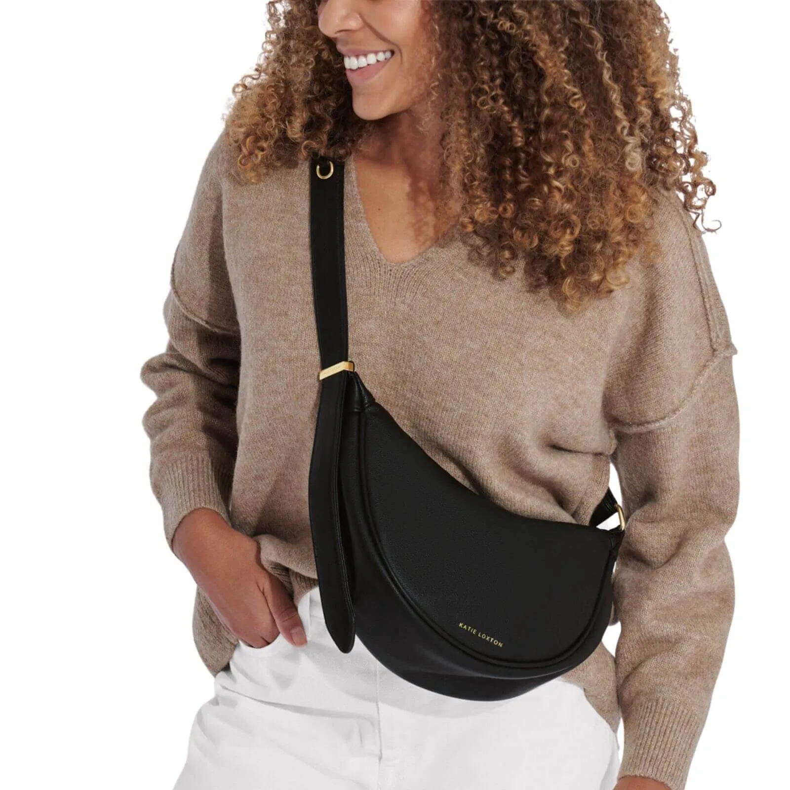 Katie Loxton Large Harley Sling Crossbody Bag - Black