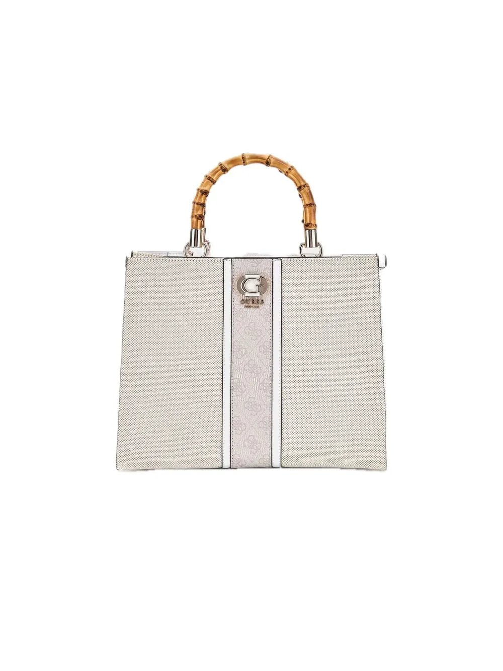 Kerima Bamboo 2 Cmprtmnt Tote - Natural Dove Logo