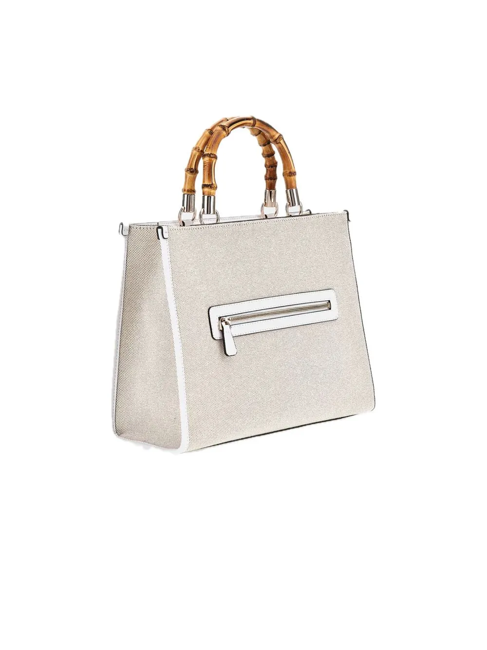 Kerima Bamboo 2 Cmprtmnt Tote - Natural Dove Logo