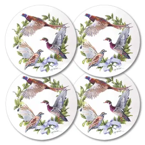 Kevin's Upland Wreath Coasters (Set of 4)