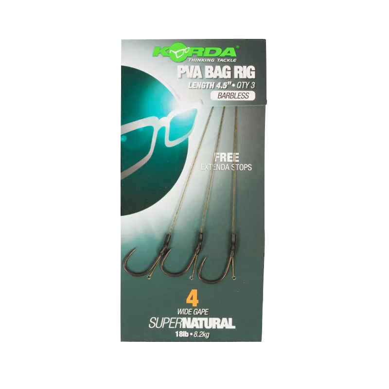 KORDA Solidz PVA Wide Gape Rigs