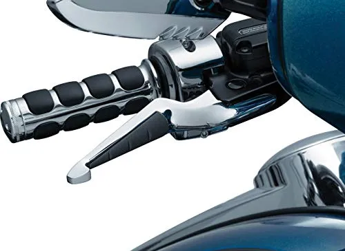 Kuryakyn 5734 Motorcycle Handlebar Accessory: ISO Levers for 2014-16 Harley-Davidson Touring Motorcycles, Chrome, 1 Pair