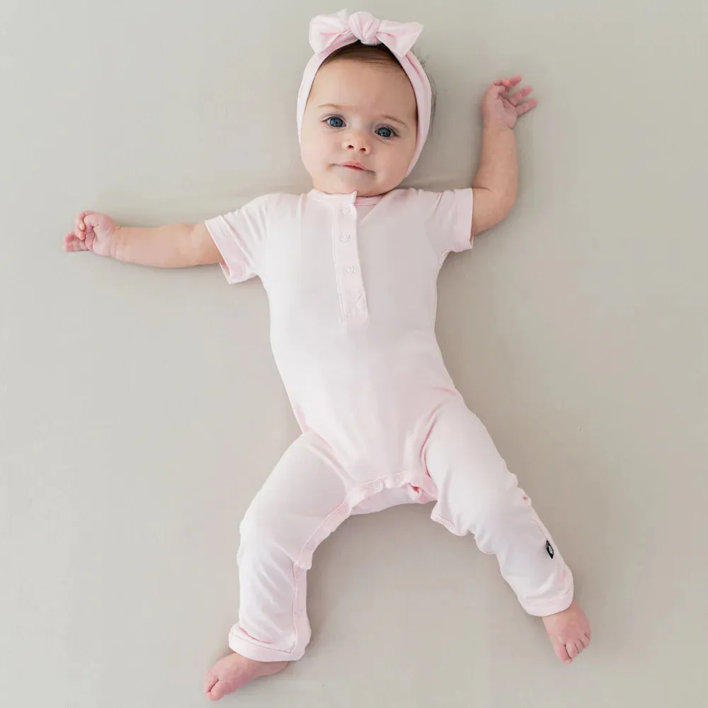 Kyte Baby Short Sleeve Romper (Sakura)