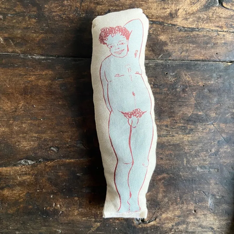 Lavender Bag Man- Relax in the Nude