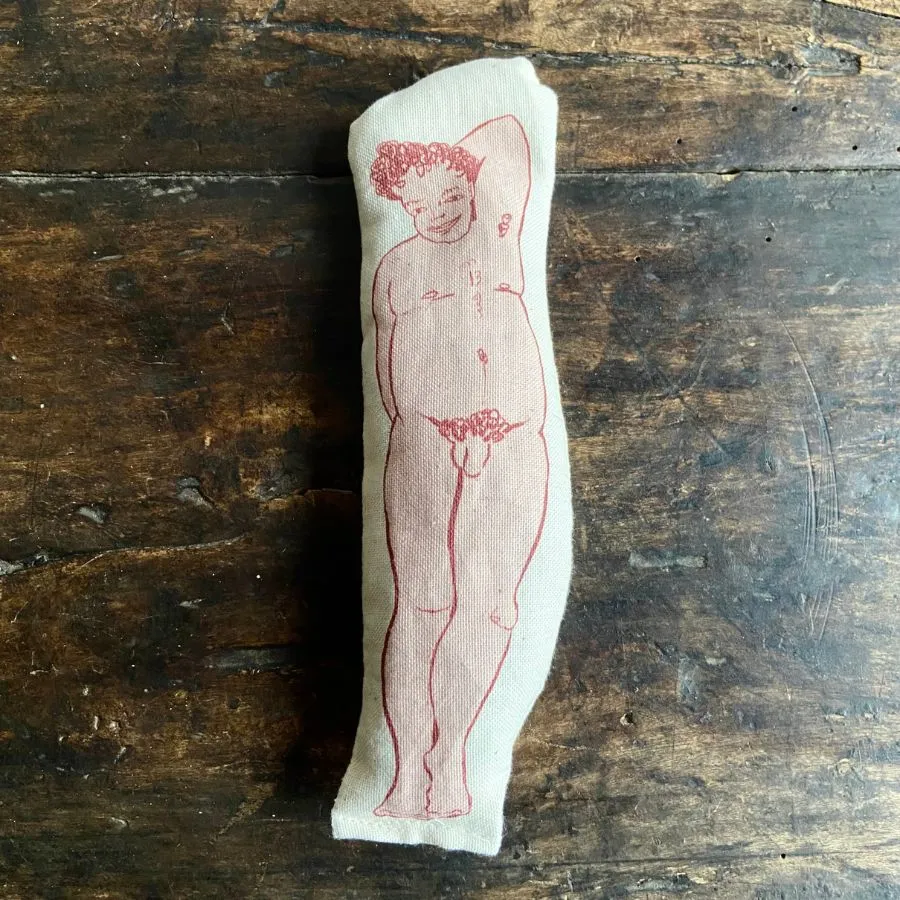Lavender Bag Man- Relax in the Nude