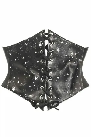 Lavish Celestial Lace-Up Corset Belt Cincher