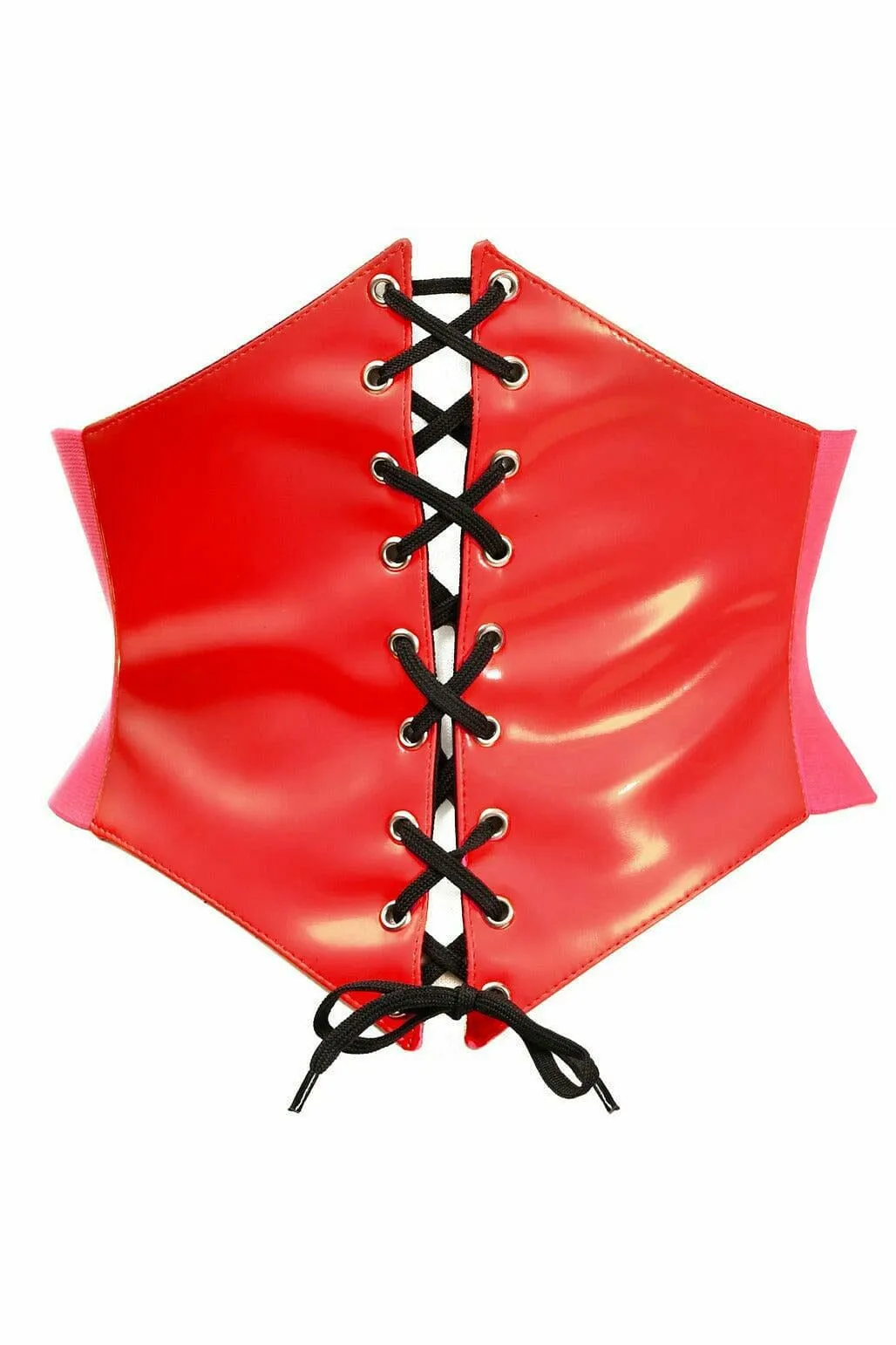 Lavish Red Patent Corset Belt Cincher
