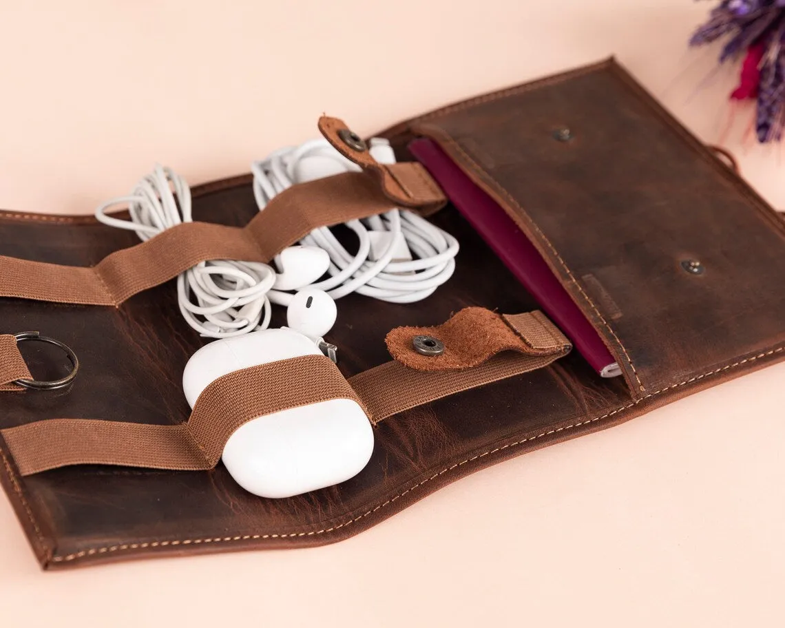 Leather Organizer Bag