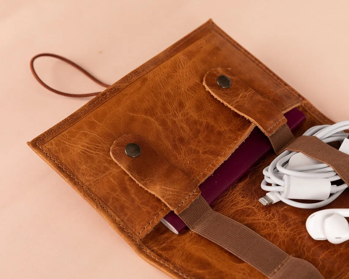 Leather Organizer Bag