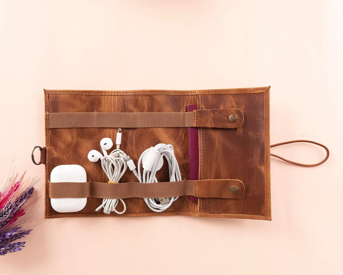 Leather Organizer Bag