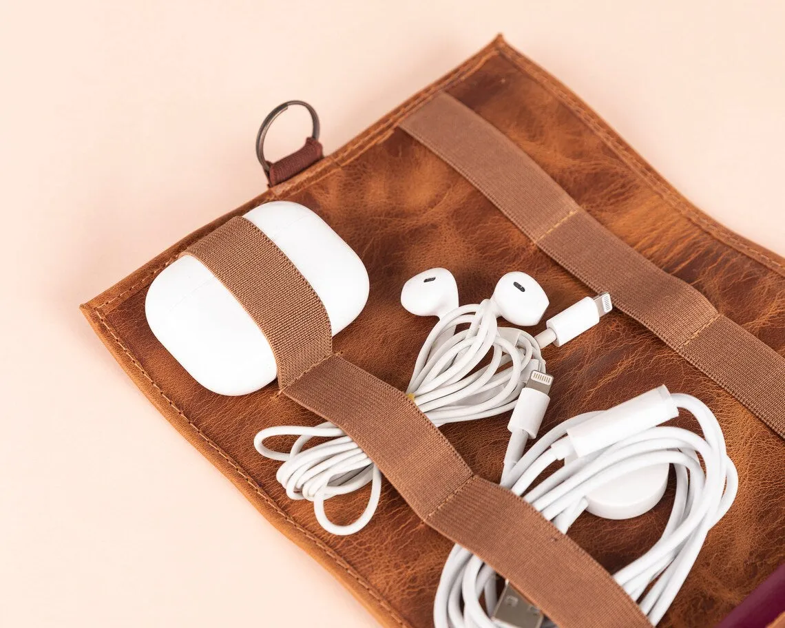 Leather Organizer Bag