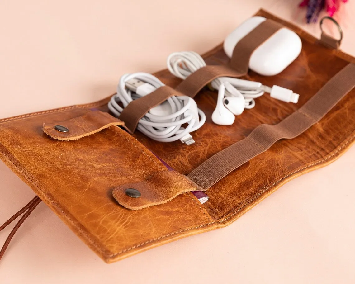 Leather Organizer Bag