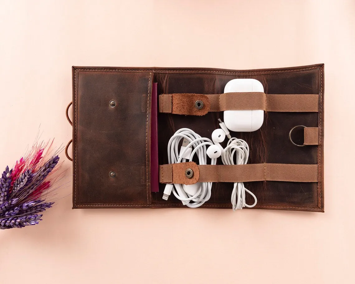 Leather Organizer Bag