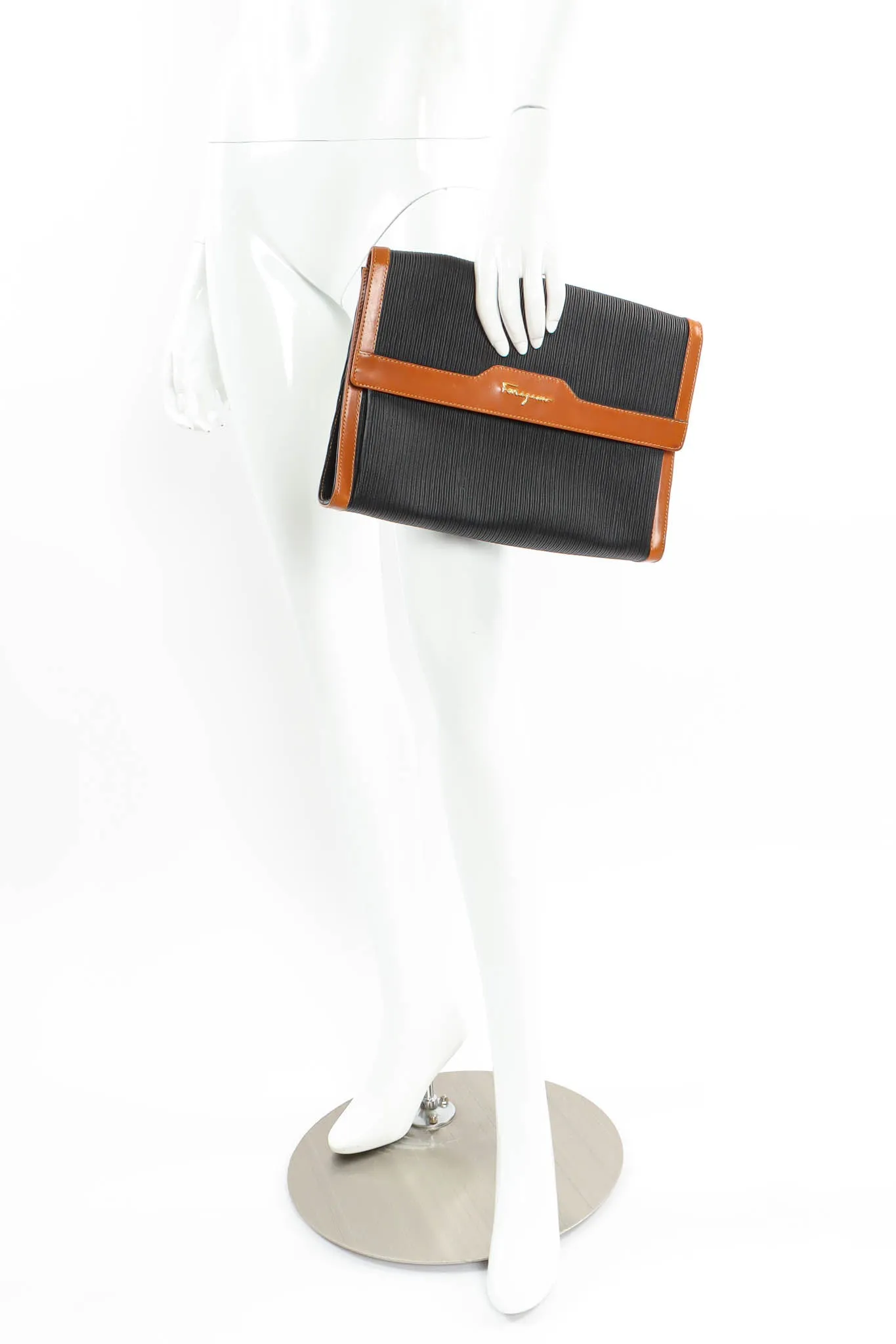 Leather Portfolio Clutch