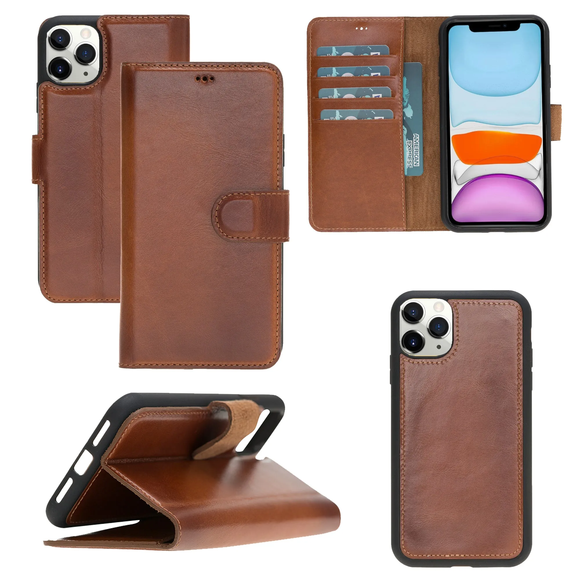 Leather Wallet Case for iPhone 11 Pro Max