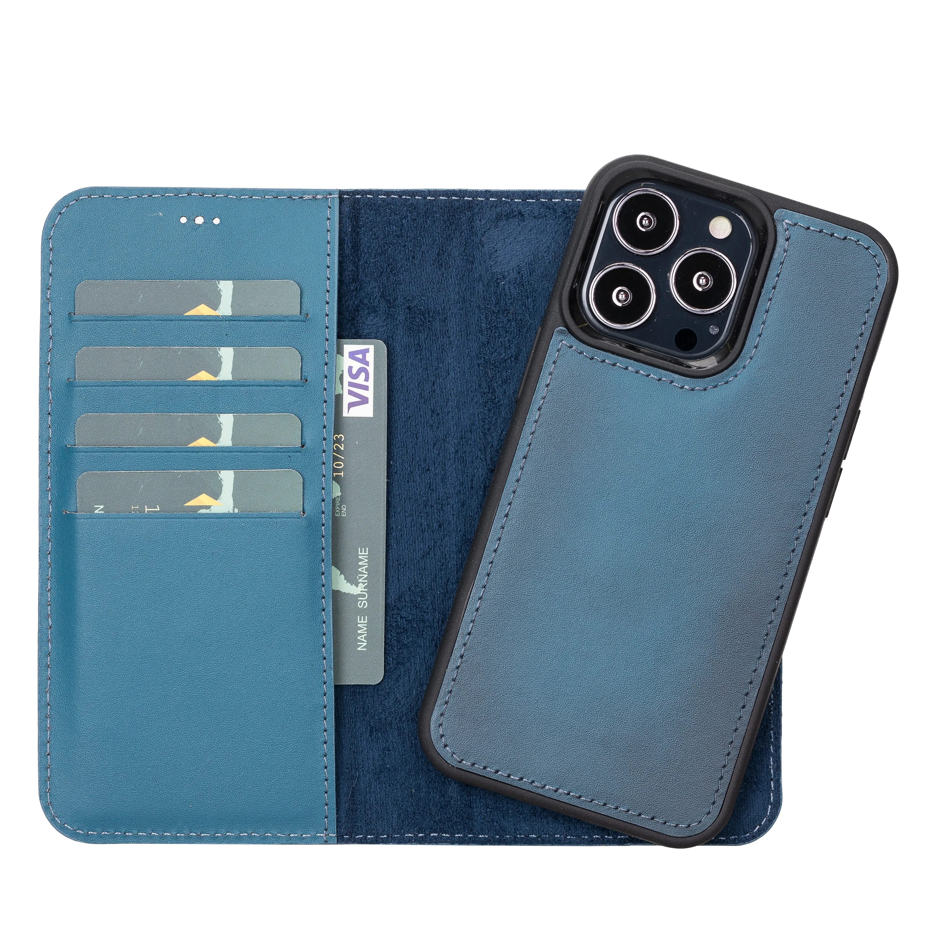Leather Wallet Case for iPhone 13 Pro