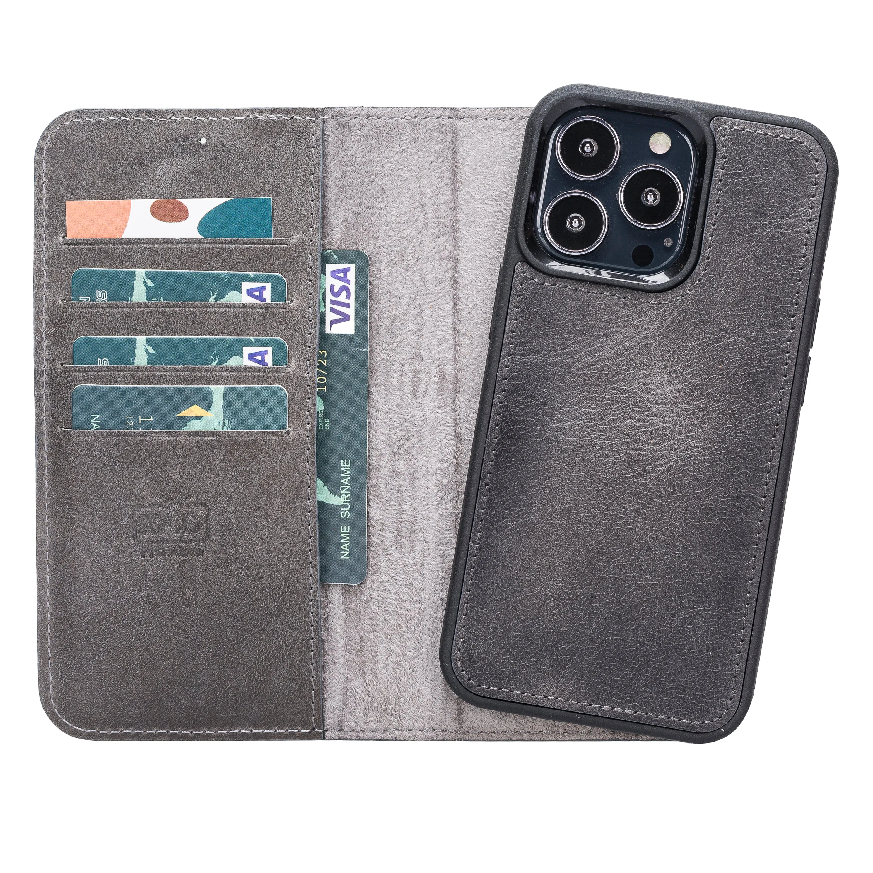 Leather Wallet Case for iPhone 13 Pro