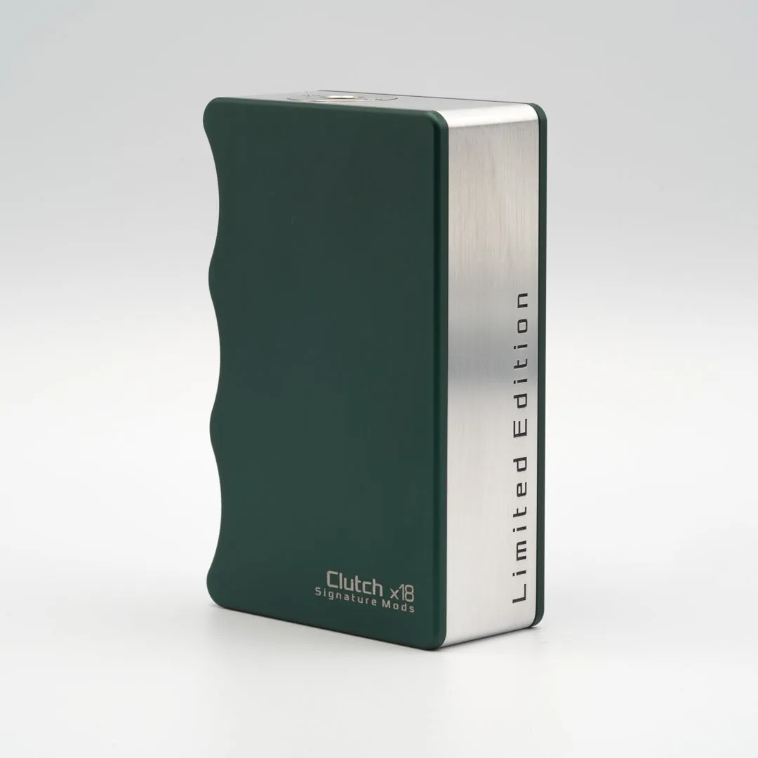 Limited Edition Signature Mods DOVPO Clutch X18 Dual 18650 Mechanical Mod – Brushed Frame, Colour Doors (Red, Green, Blue, Gunmetal, Black)