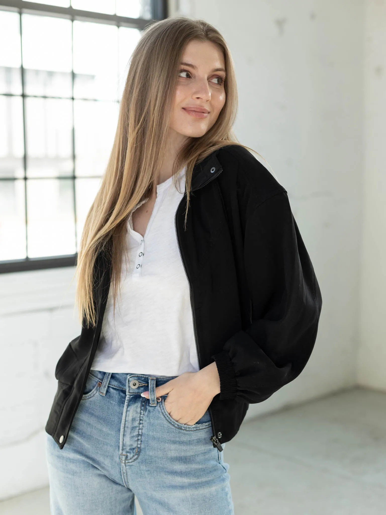 Liverpool The Zip Up Dolman Jacket