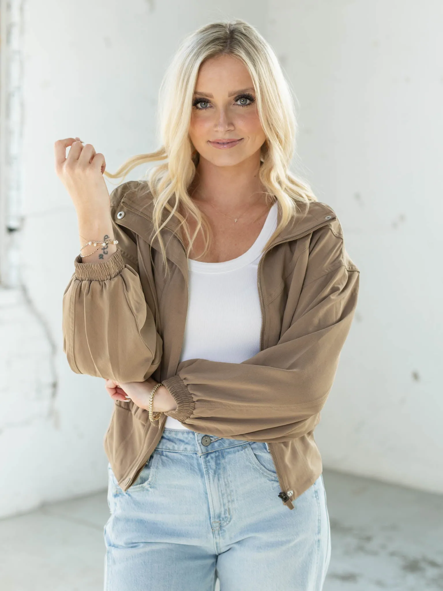 Liverpool The Zip Up Dolman Jacket