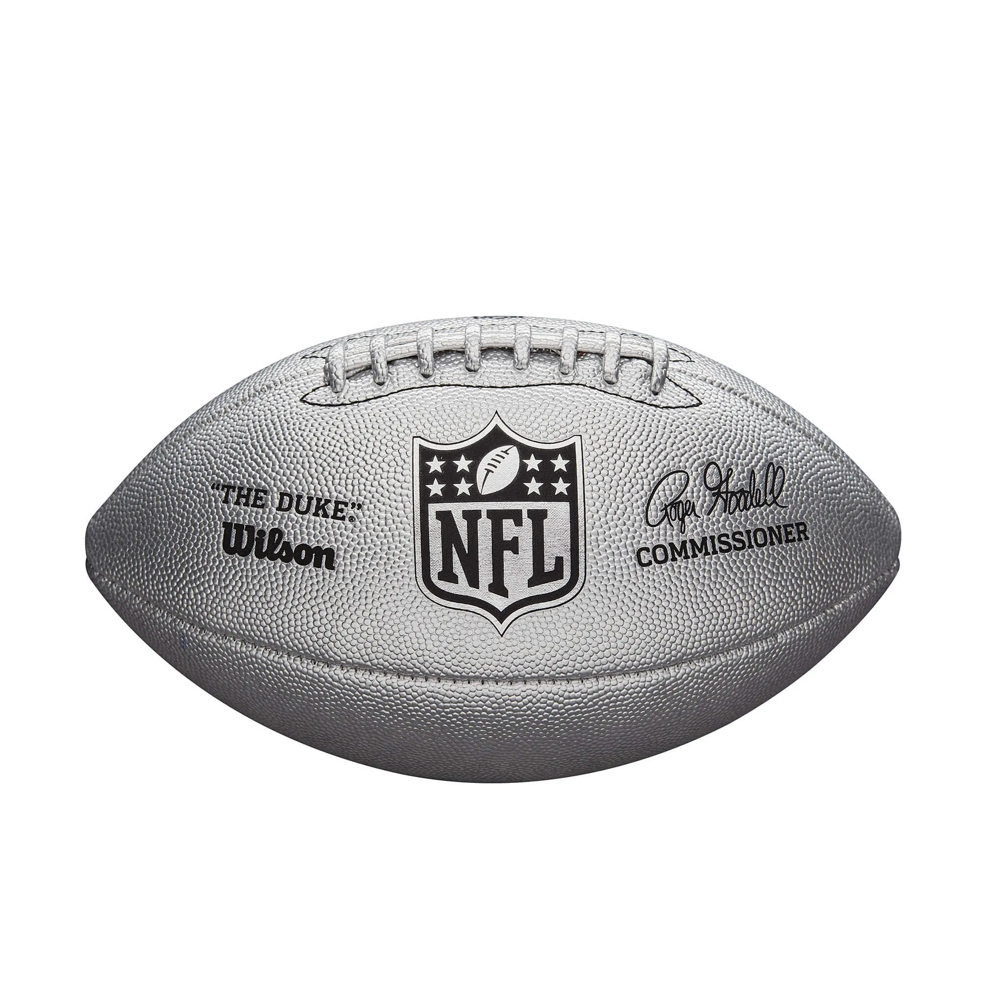 Lopta na americký futbal Wilson NFL Duke Silver Metallic Edition