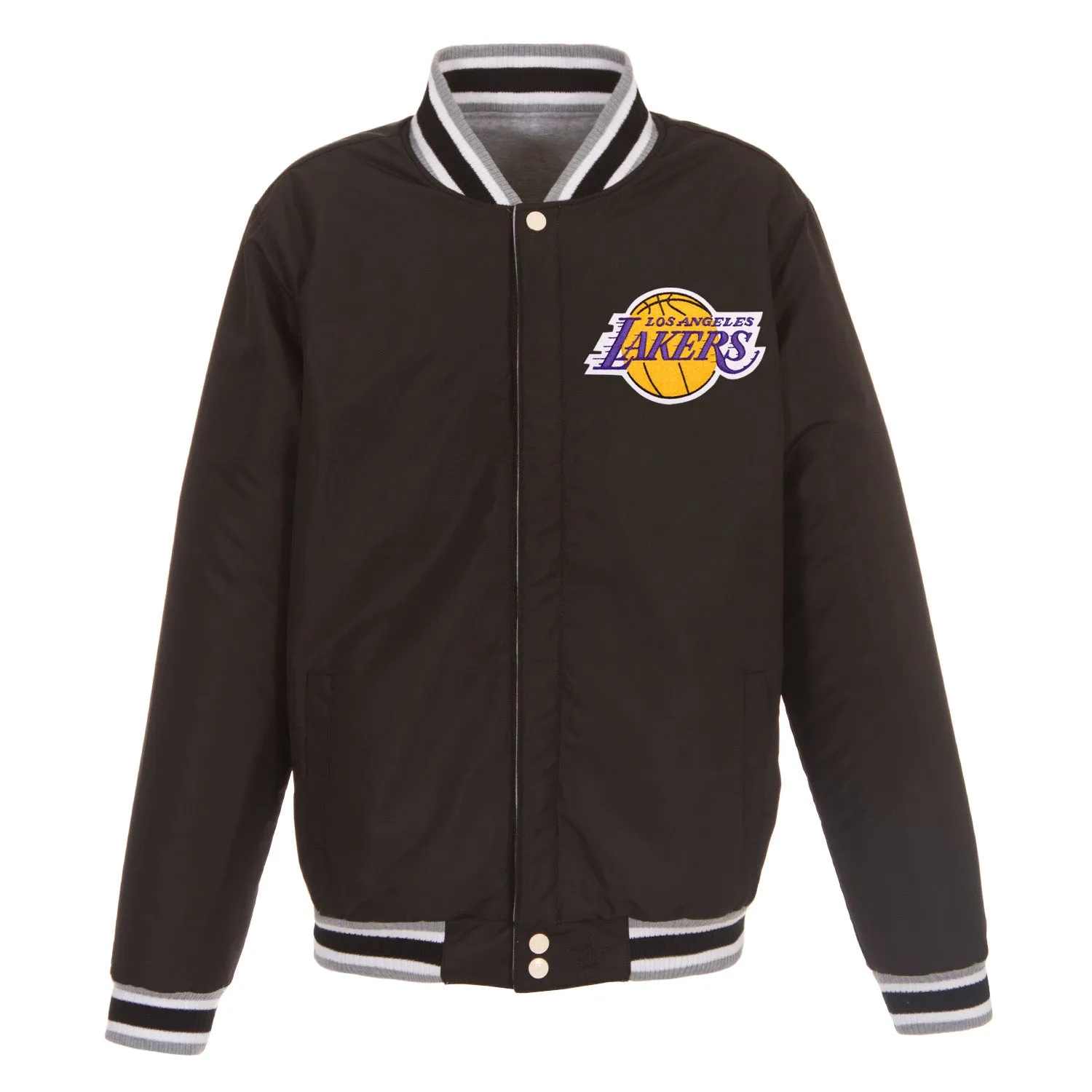 Los Angeles Lakers Reversible Two-Tone Fleece Jacket