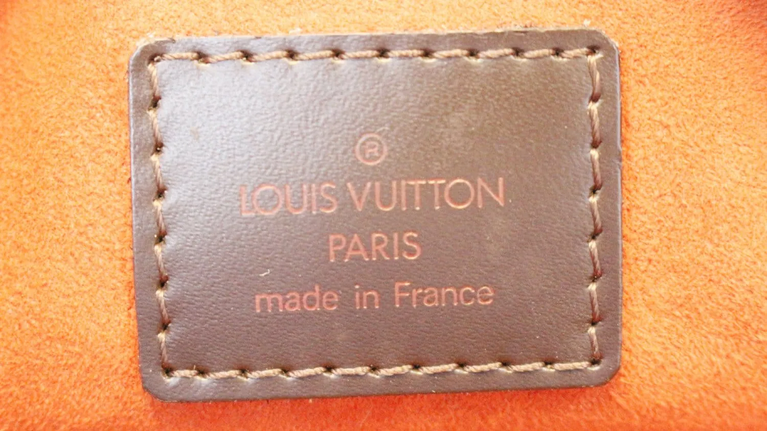 LOUIS VUITTON Damier Ebene Ipanema GM Brown Crossbody Bag