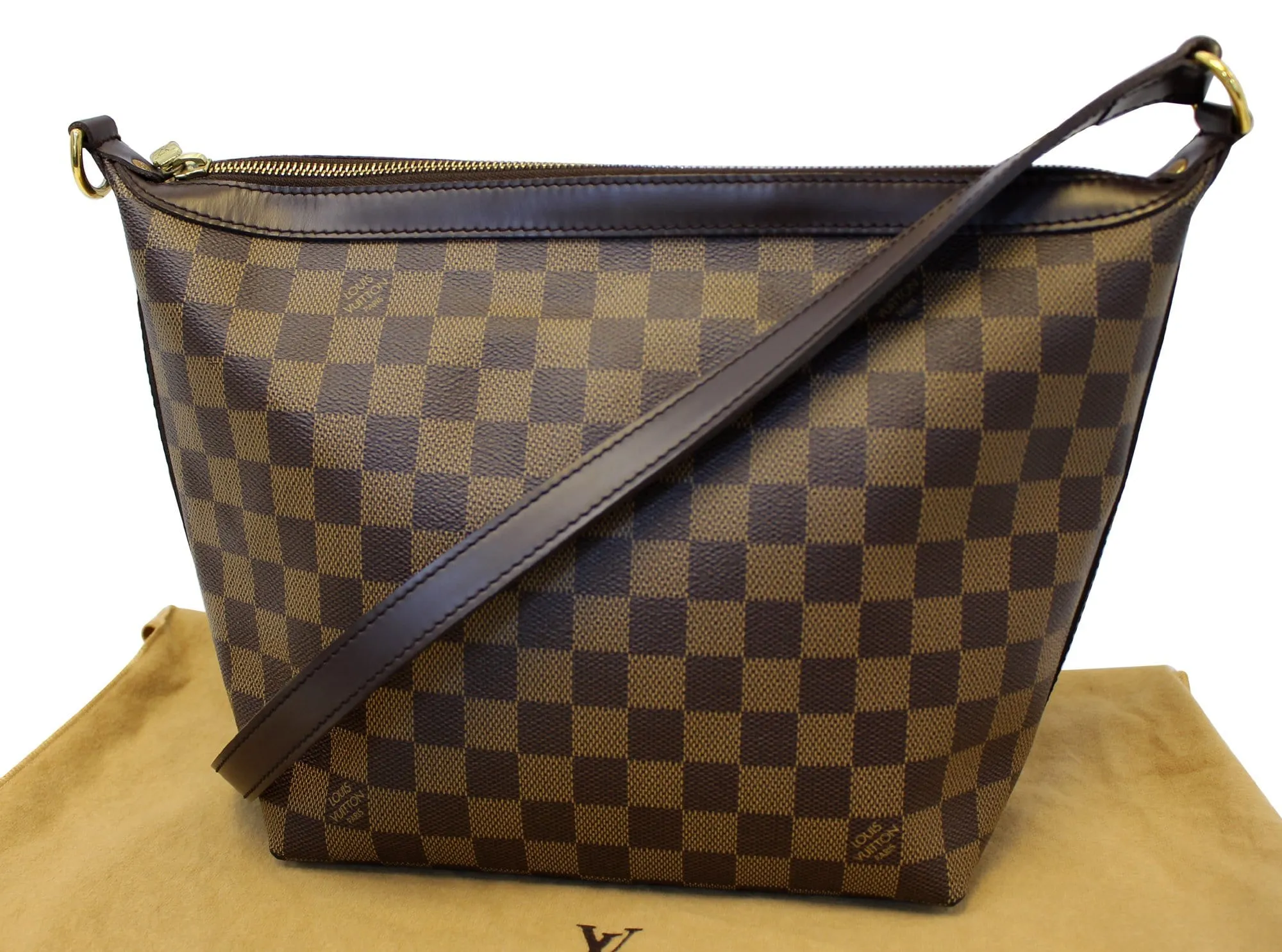 LOUIS VUITTON Damier Ebene Irovo MM Shoulder Bag