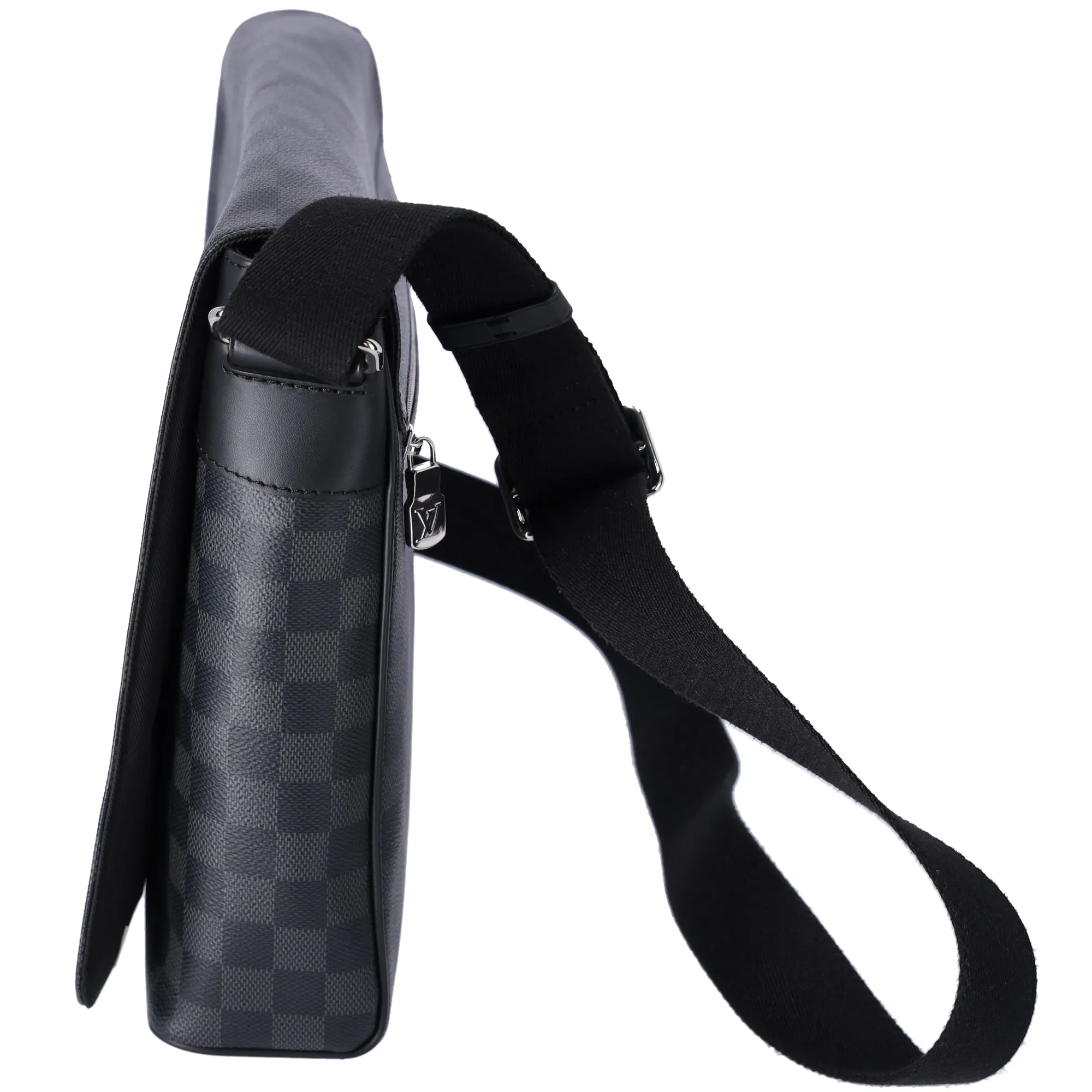 Louis Vuitton District MM NM Shoulder Bag N41029 Damier Graphite Black