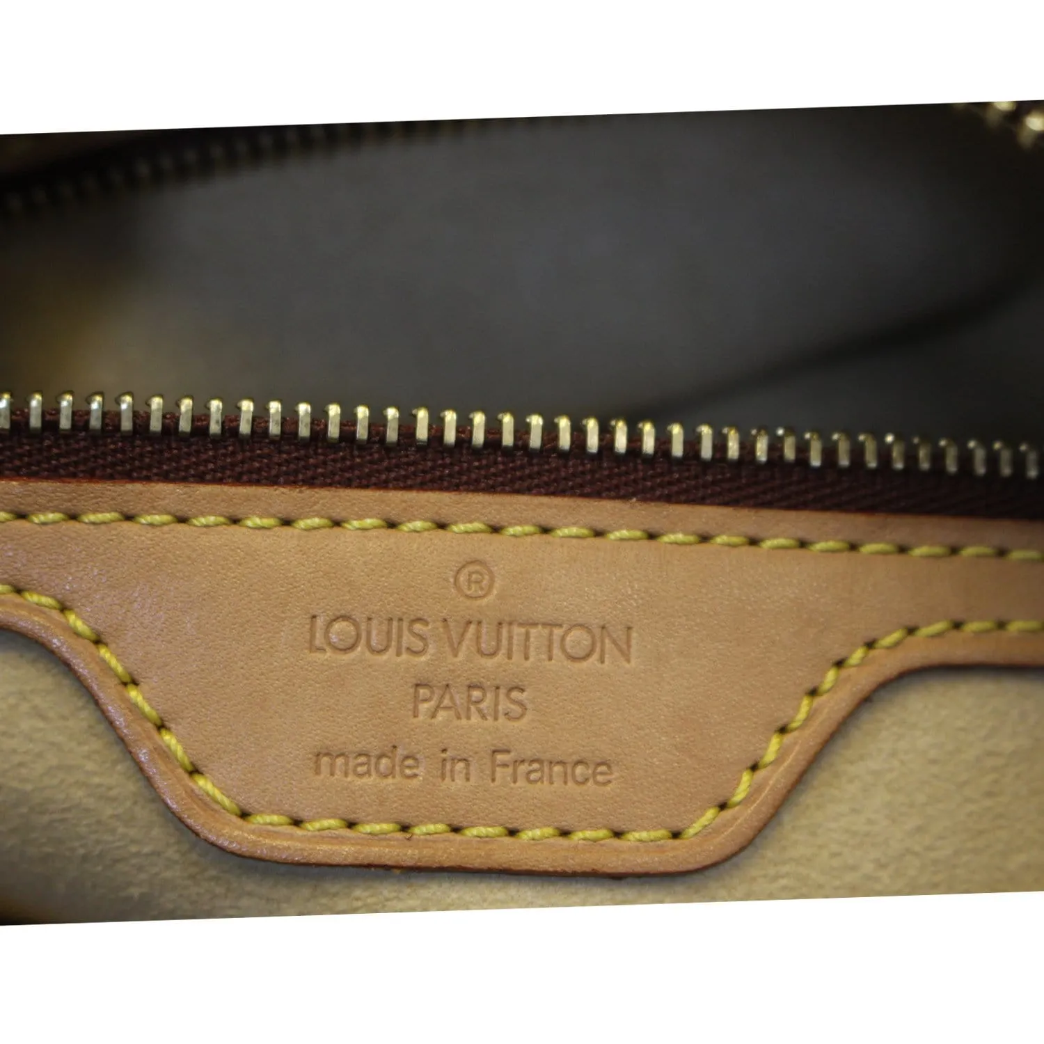 LOUIS VUITTON Looping MM Monogram Canvas Shoulder Bag Brown