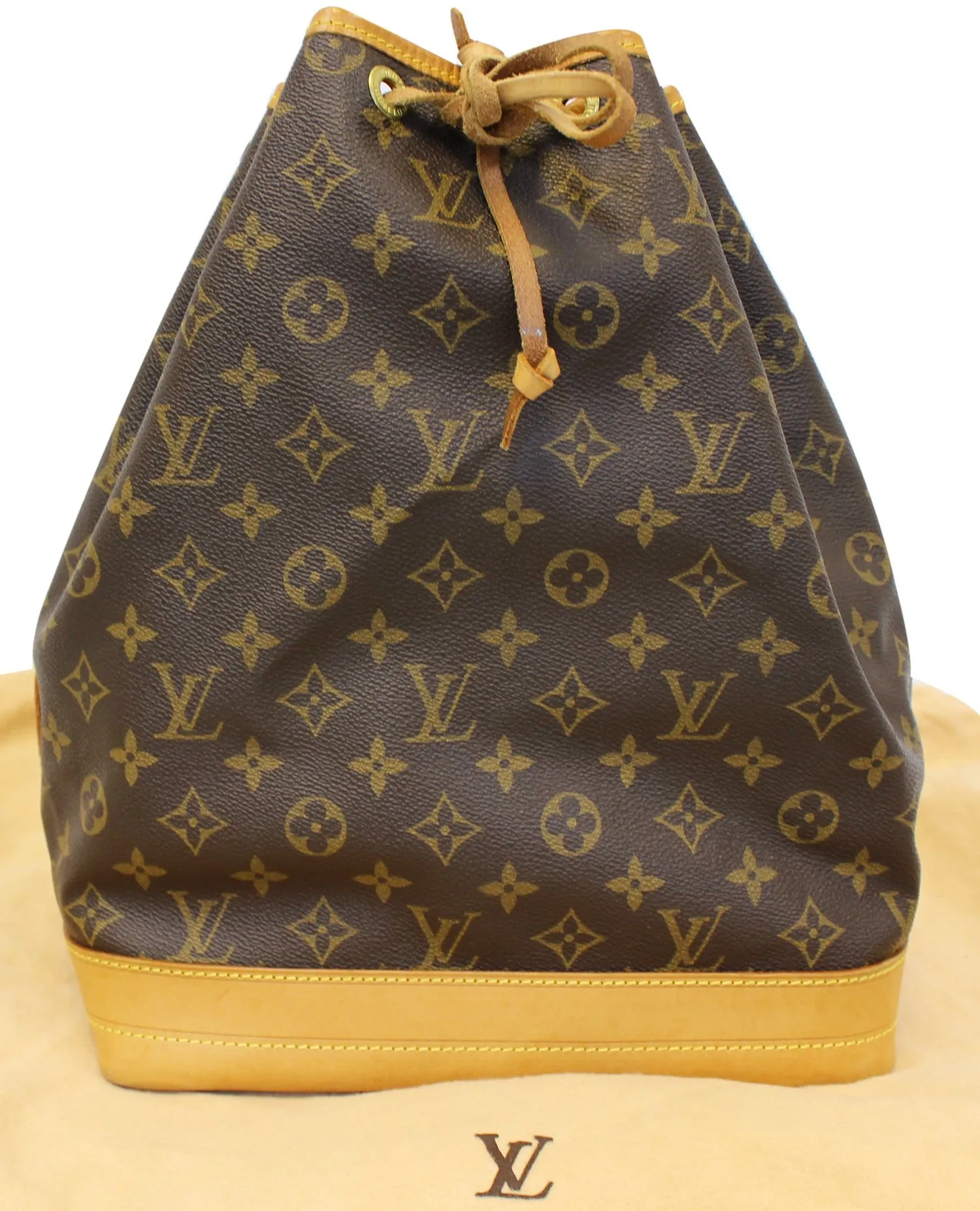LOUIS VUITTON Monogram Canvas Noe Large Shoulder Bag