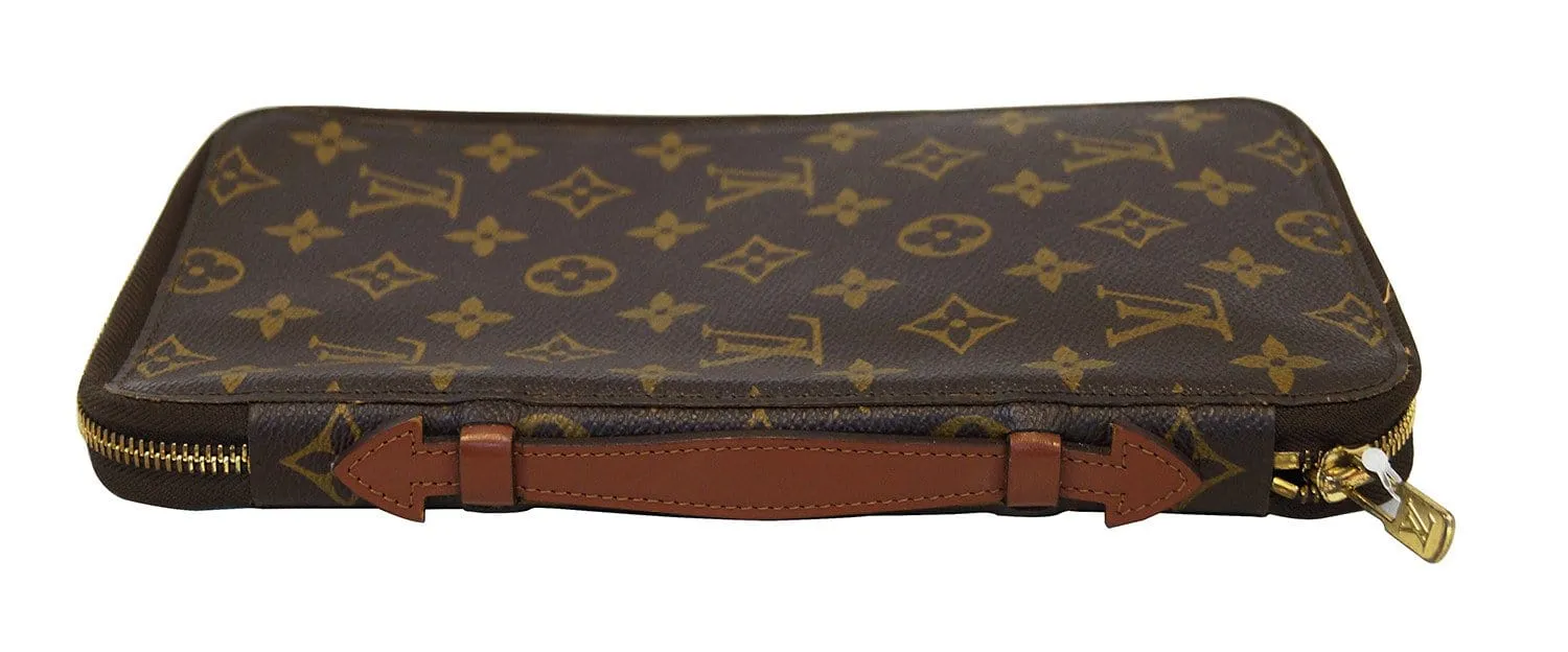 LOUIS VUITTON Monogram Escovedo Travel Case Long Wallet