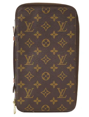 LOUIS VUITTON Monogram Escovedo Travel Case Long Wallet