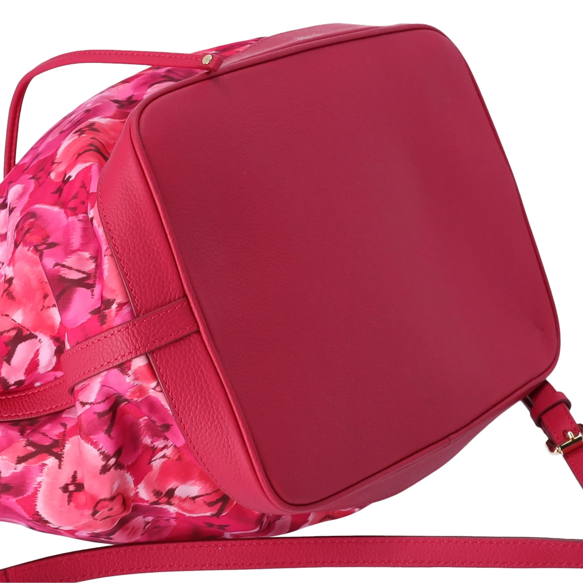 Louis Vuitton Noefull MM Tote Nylon Monogram Ikat Rose Indian Pink