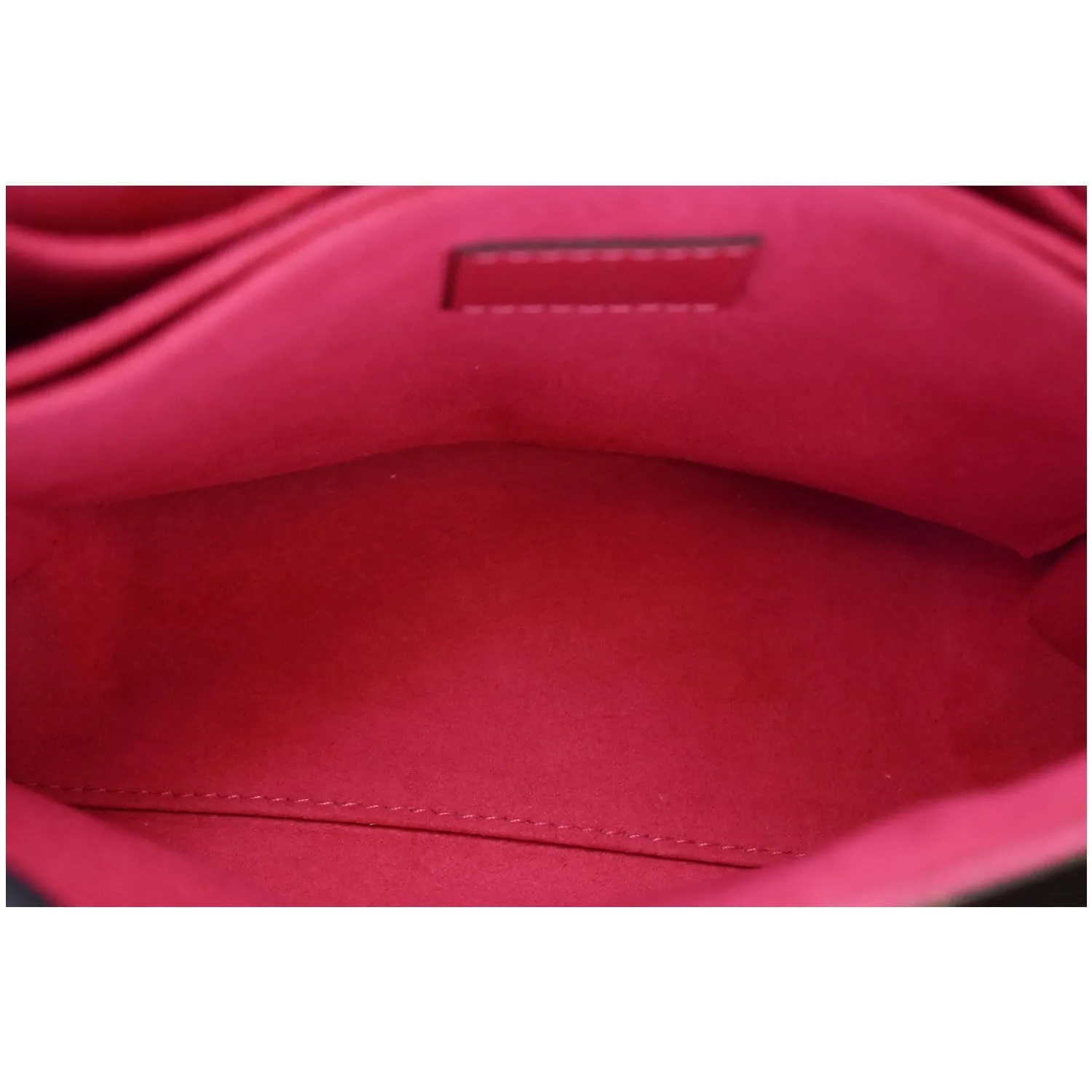 LOUIS VUITTON Saint Michel Monogram Epi Shoulder Bag Red