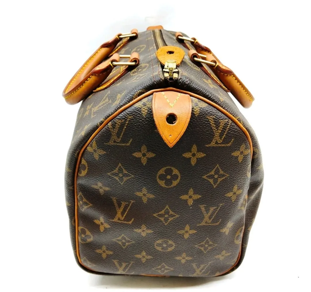 Louis Vuitton Speedy 30 Brown Monogram Hand Bag