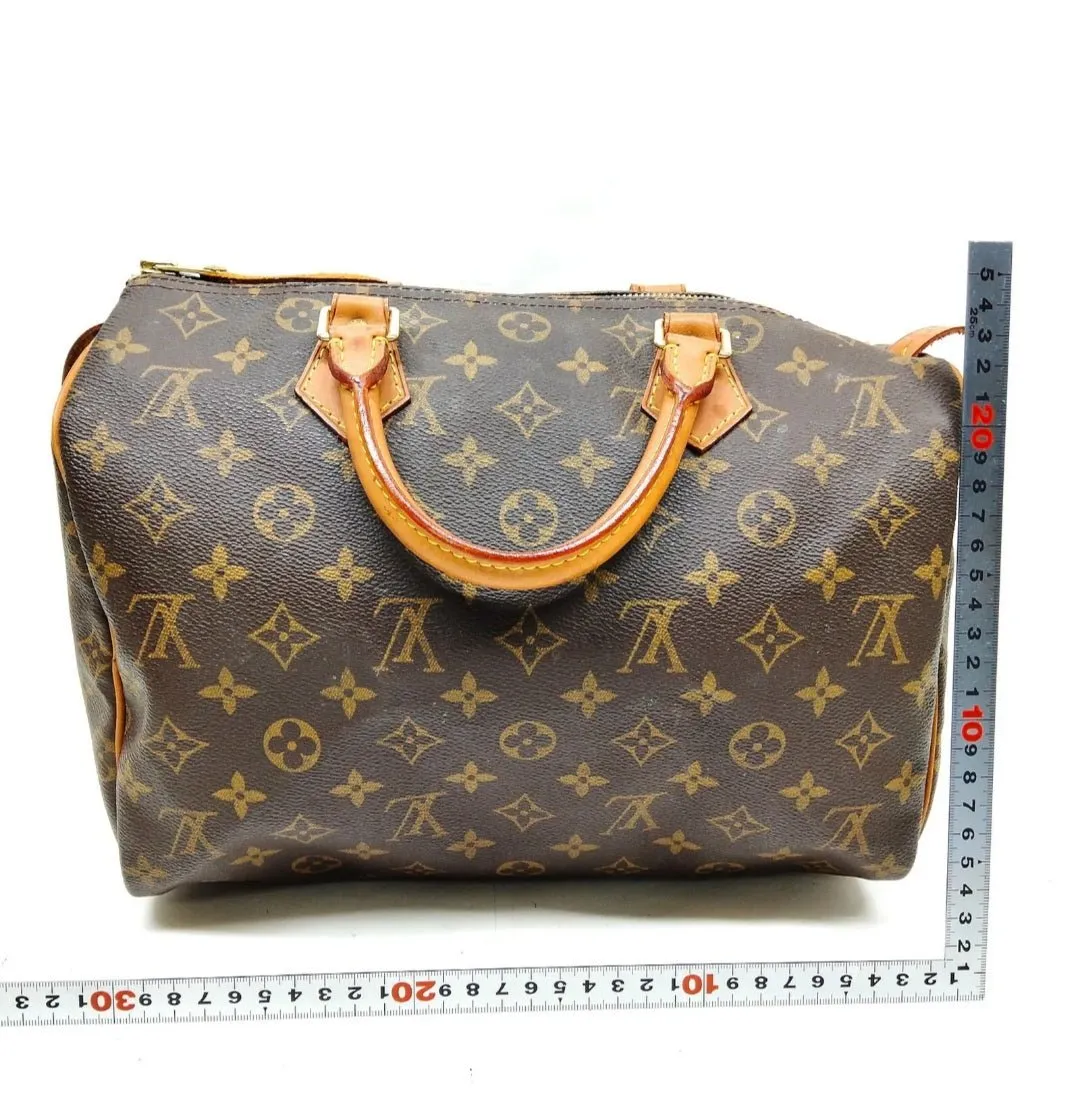 Louis Vuitton Speedy 30 Brown Monogram Hand Bag